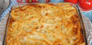 Μακαρόνια Φουρνου με φέτα