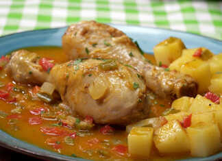 Μπουτάκια Κοτοπουλο με λαχανικά