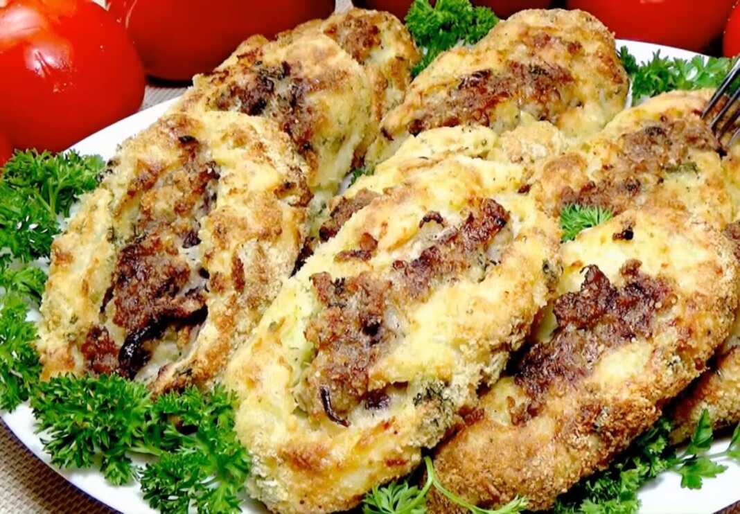 Ρολο πατάτας με κιμά