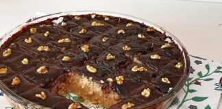 Χαλβας με σοκολάτα