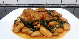 Χοιρινο με γίγνατες και σταμναγγαθι1