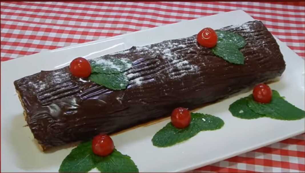 κορμος σοκολάτας Χριστουγενιάτικος Κορμός