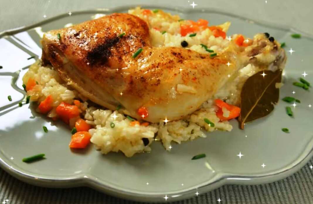 κοτοπουλο με ρυζι στο φούρνο