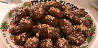 μελομακαρονα σοκολατας