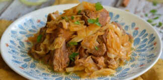 χοιρινο με λάχανο