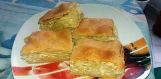 Mακαρονόπιτα με τυρί και χειροποίητο φύλλο