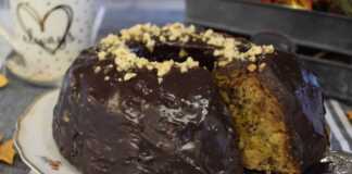 κέικ κολοκύθας με σοκολάτα