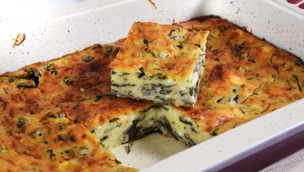σπανακοτυρόπιτα χωρίς φύλλο