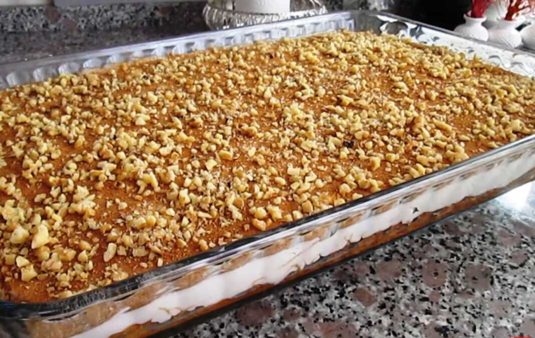 Κανταιφι με κρεμα και καρύδι0