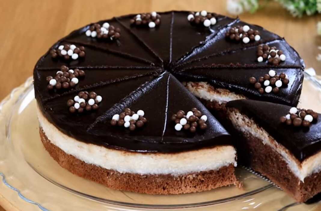 Κεικ Σοκολάτας με γεύση καρύδας