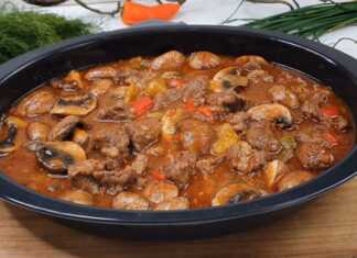 Κρεας μα μανιταρια στην κατασαρόλα