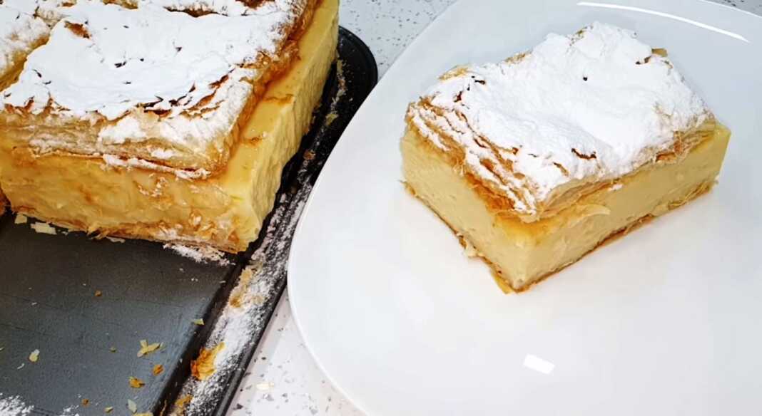 Κρεμίτα με σφολιάτα Κρεμίτα με σφολιάτα