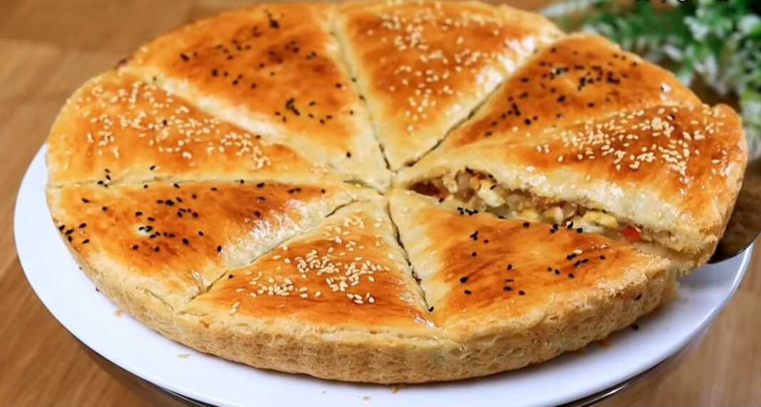 Πίτα σφολιάτα με λαχανικά