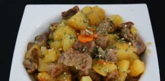 Πατάτες με κρέας