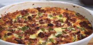 Πατάτες που με τυρί και μπεικον