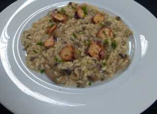 Ριζότο Μανιτάρια με χταπόδι