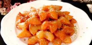 Σιροπιαστά παπιγιόν ζύμης