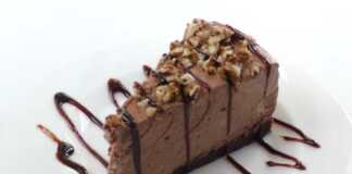 Σοκολατένιο Cheesecake με καρύδια….λιώνει στο στόμα Σοκολατένιο cheesecake