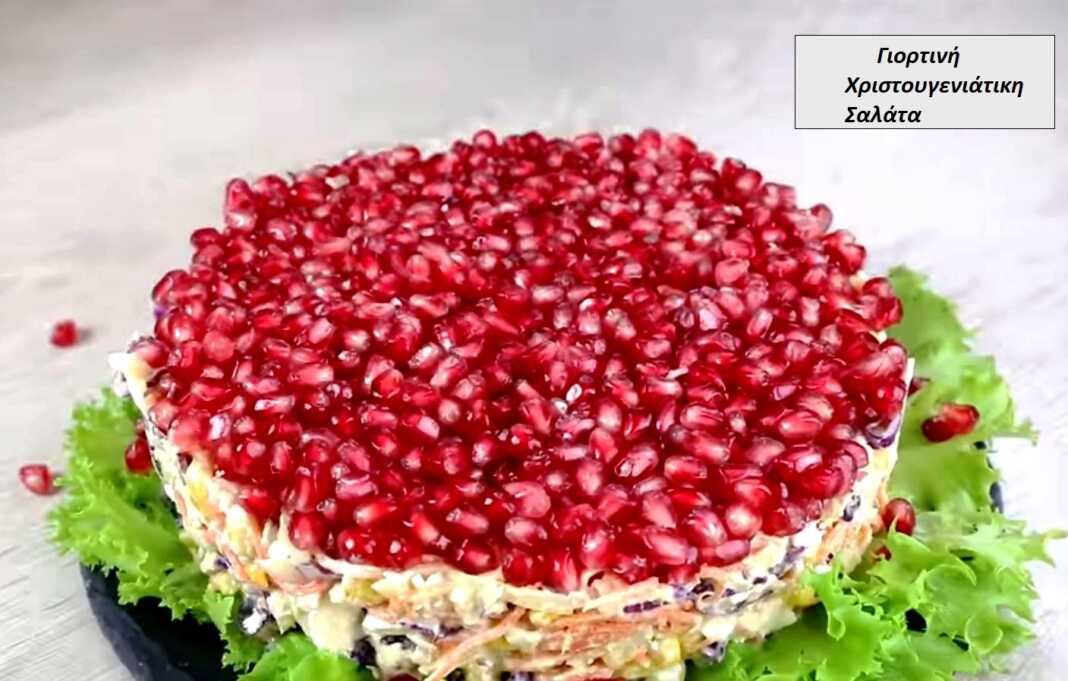 Χριστουγενιάτικη Σαλάτα01 Χριστουγενιάτικη Σαλάτα