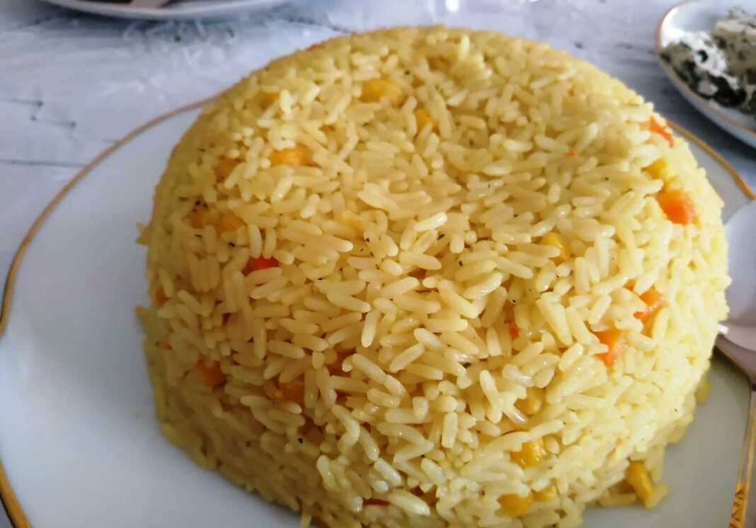 Κίτρινο ρύζι με κρόκο Κοζάνης