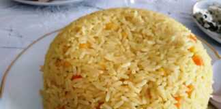 Κίτρινο ρύζι με κρόκο Κοζάνης