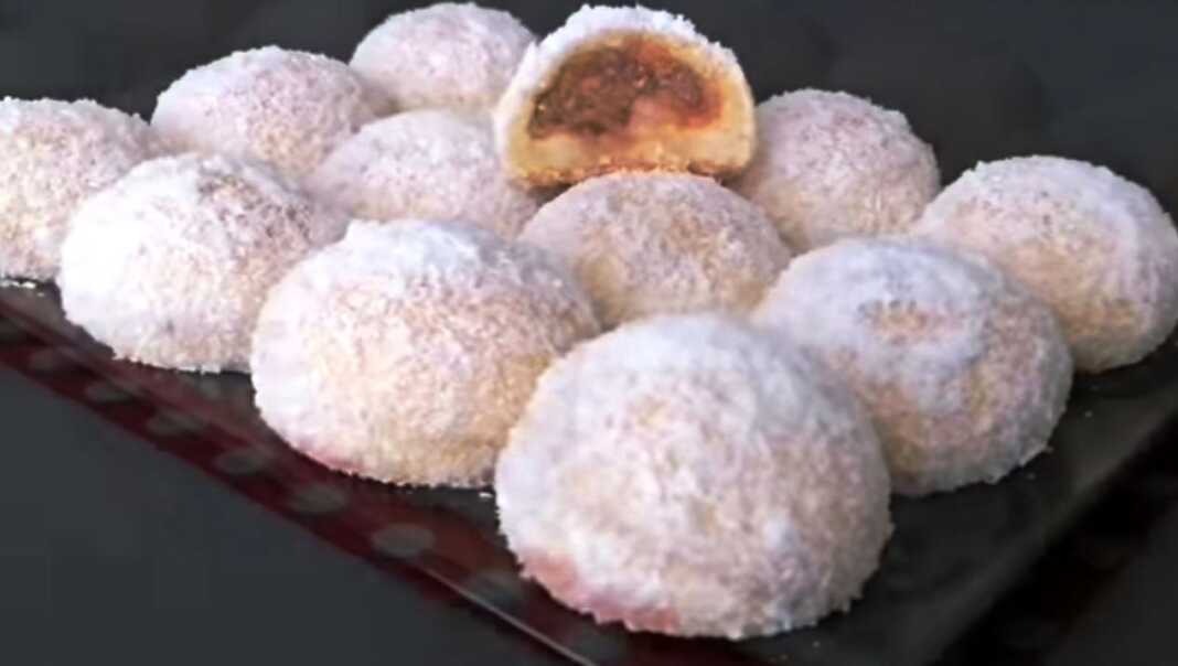 Μπισκότο με γέμιση Μήλου και καρύδα00 Μπισκότο με γέμιση Μήλου και καρύδα