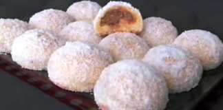 Μπισκότο με γέμιση Μήλου και καρύδα