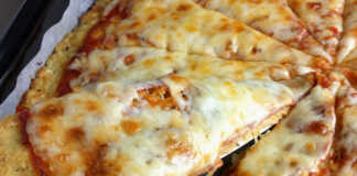 Πιτσα με βάση απο κουνουπίδι