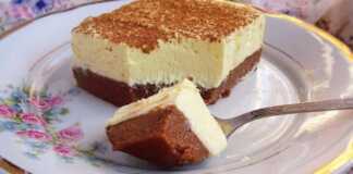 κέικ με σιμιγδάλι και κρέμα