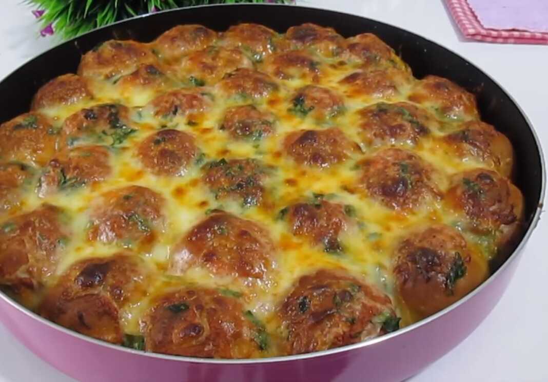 κεφτεδακια σε ζύμη κεφτεδακια σε ζύμη