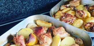 κοτοπουλο με πατάτες
