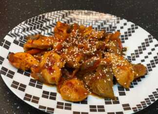 Σπιτικό χοιρινό με γλυκόξινη σάλτσα