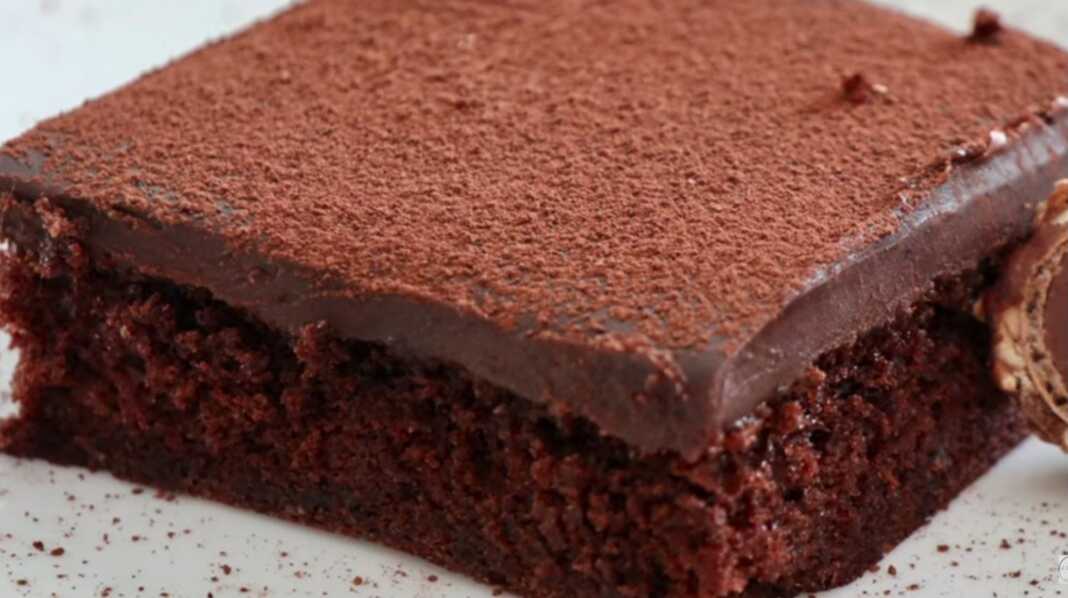 KeikKakaou Κέικ Κακάου με γλασο σοκολατας