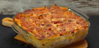 Πέννες με τυριά στο φούρνο