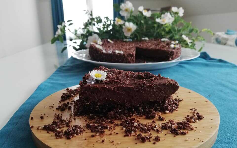 SokolatopitaXoyrmades10 Τάρτα σοκολάτας χωρίς ψήσιμο