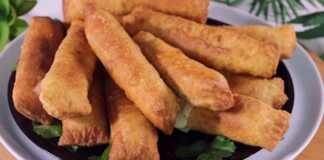 Φλογέρες με τυρί