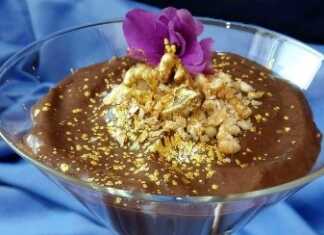 Μους Σοκολάτας με καρύδια