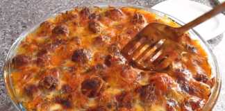 Κεφτεδάκια και πατάτες στο φούρνο