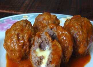 κεφτέδες με μοτσαρέλα