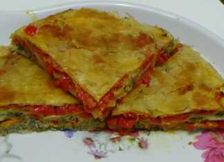 Κιμαδόπιτα με πιπεριές