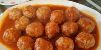 Κοκκινιστά Κεφτεδάκια