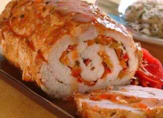 Χοιρινό ρολό με γέμιση