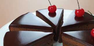 Κέικ Σοκολάτας με μαρμελάδα