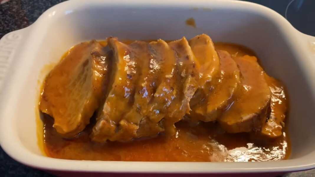 Χοιρινό φιλέτο με βελουδινη σάλτσα μπύρας