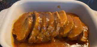 Χοιρινό φιλέτο με βελουδινη σάλτσα μπύρας