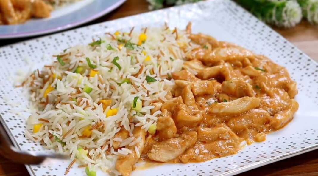 Ζουμερό Φιλέτο Κοτόπουλο με ρύζι