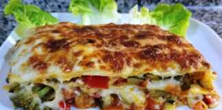 Λαζάνια λαχανικών με μπεσαμέλ