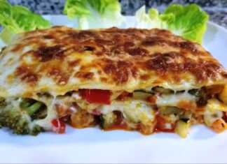 Λαζάνια λαχανικών με μπεσαμέλ