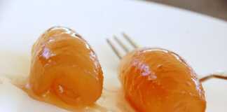 Γλυκό του κουταλιού πορτοκάλι.