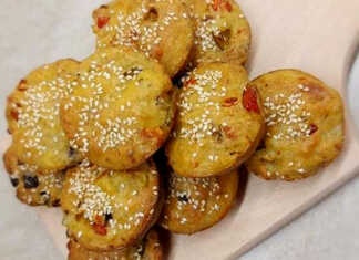 Νηστίσιμα πιτσο-κεκάκια … εύκολα χωρίς ζύμωμα Νηστίσιμα πιτσο-κεκάκια